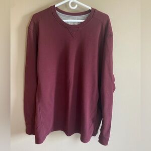 Eddie Bauer Men's Crewneck Sweater - Maroon